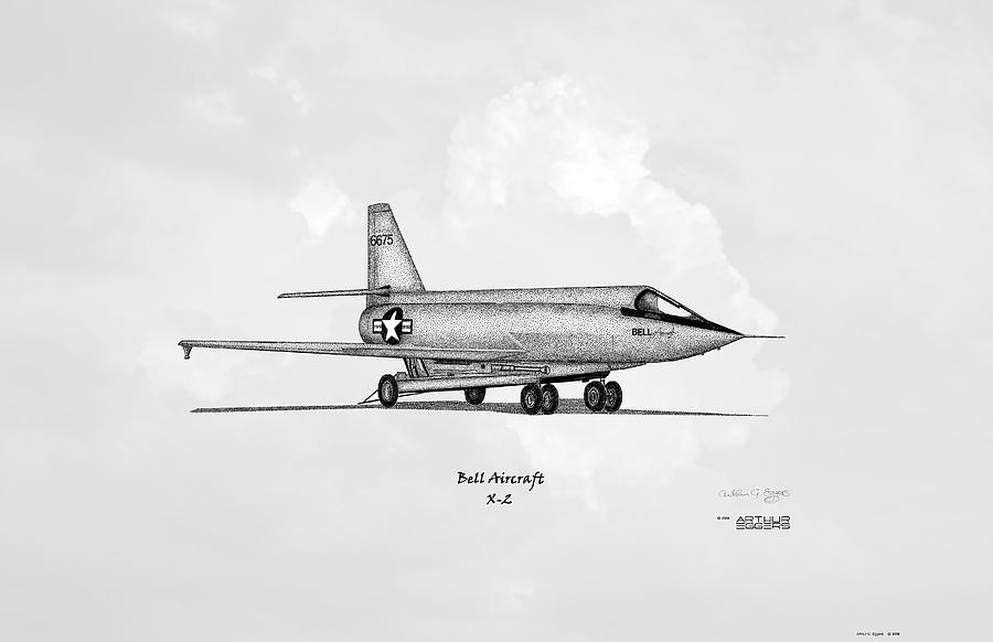 Bell X-2 #2 Digital Art by Arthur Eggers