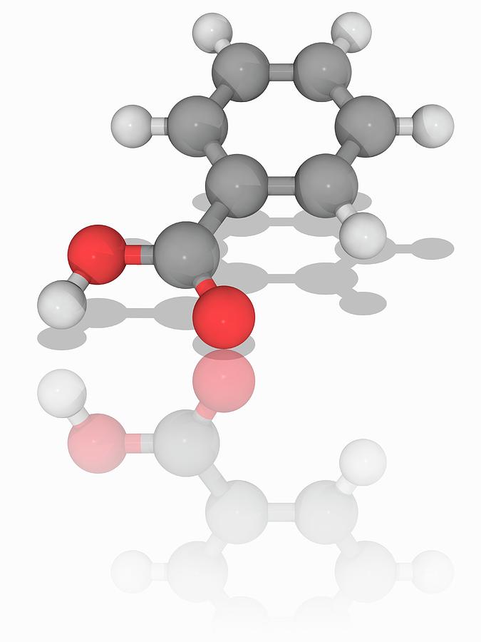 Benzoic Acid Organic Compound Molecule Photograph By Laguna Designscience Photo Library Pixels 