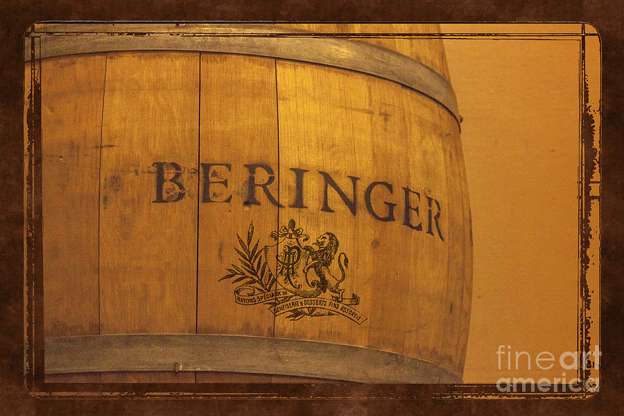 Beringer Wine Barrel  #2 Photograph by Janice Pariza