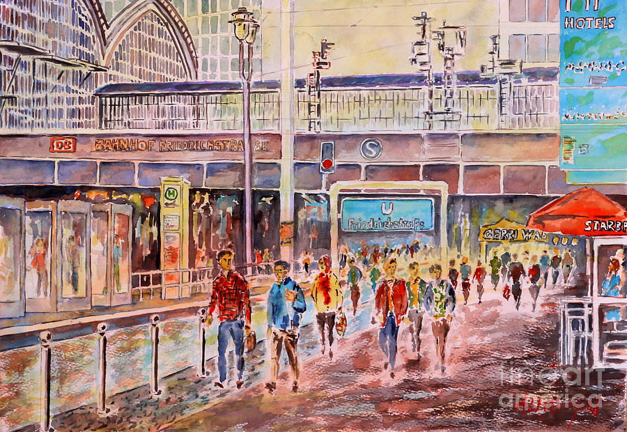Berlin Frederic Street Station #1 Painting by Almo M