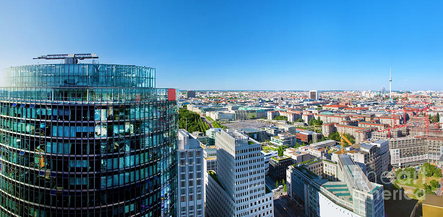 Berlin panorama #1 Photograph by Michal Bednarek