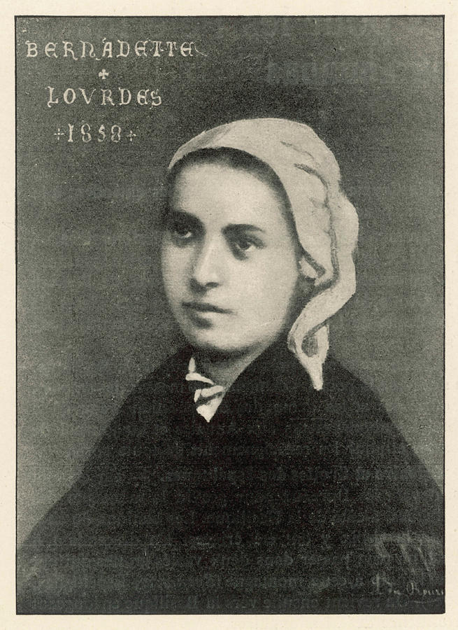 Bernadette Soubirous In The Year Drawing by Mary Evans Picture Library ...