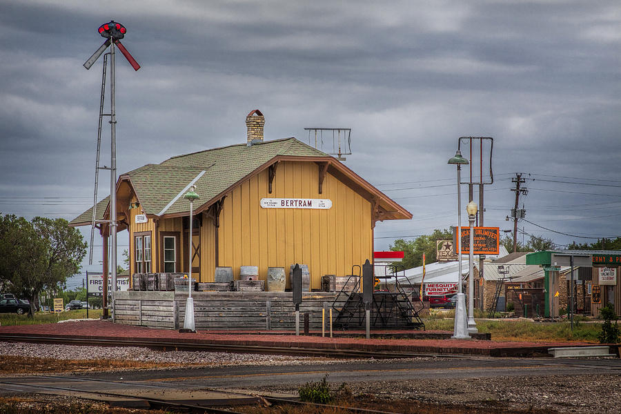Bertram Train Depot #1 Photograph by David and Carol Kelly