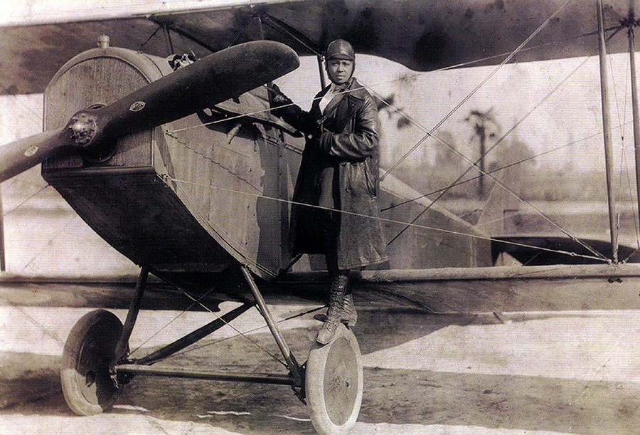 Bessie Coleman, American Aviator #3 Photograph by Science Source