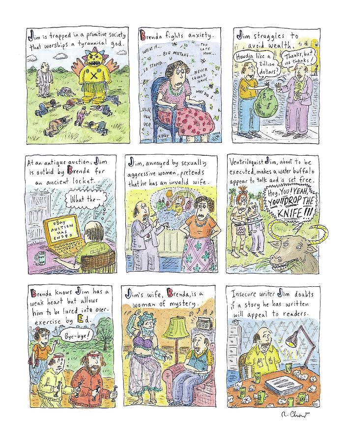 Better Than Chekhov #1 Drawing by Roz Chast