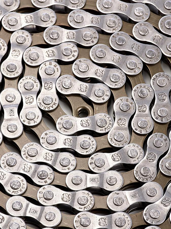 Bicycle Chain #1 Photograph by Science Photo Library