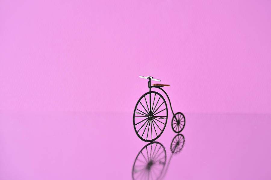 Bicycle Model Made Of Paper Photograph by Yagi Studio Bicycle Model Made Of Paper Photograph by Yagi Studio