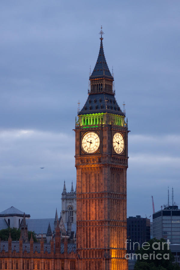 Big Ben At Night #1 Photograph by Thomas Marchessault