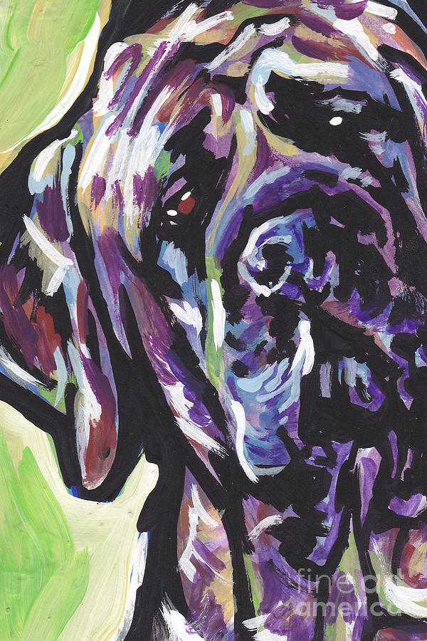 Mastiff Painting - Big Boy #1 by Lea S