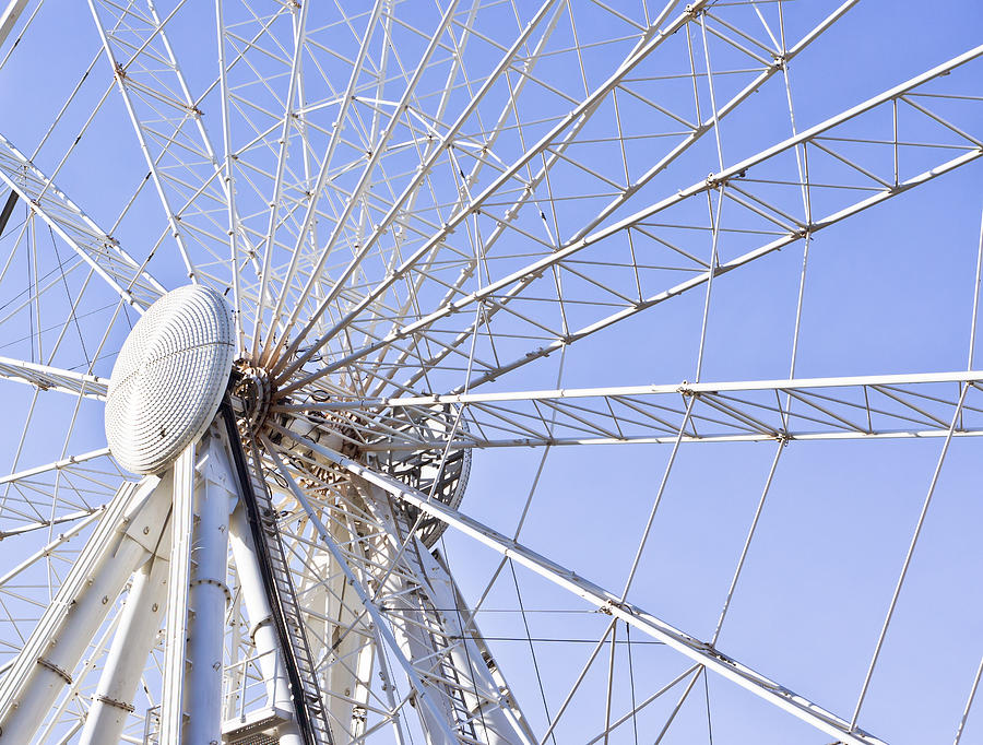 Seasons Photograph - Big wheel #1 by Tom Gowanlock