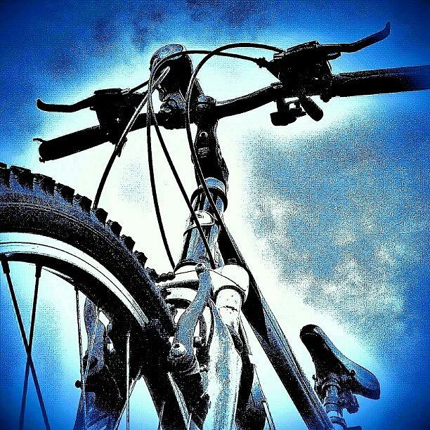 Edited Photograph - Bike!! #1 by Chris Drake