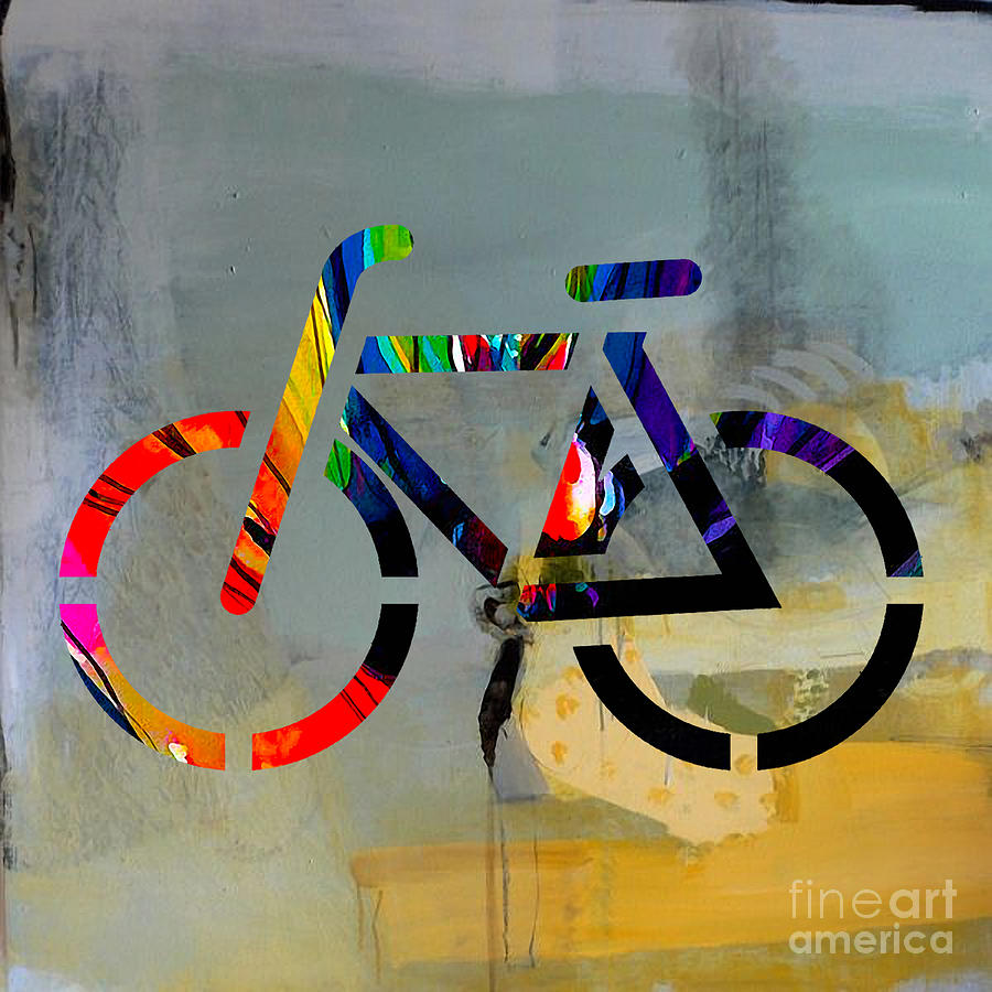 Bike #1 Mixed Media by Marvin Blaine