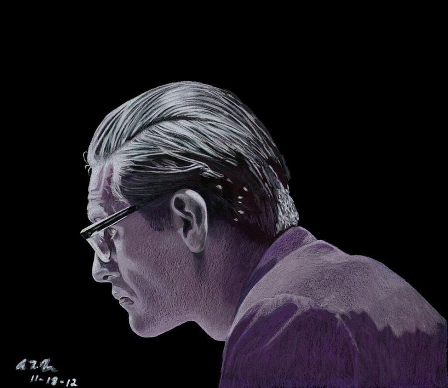 Portrait Drawing - Bill Evans by Ascension Nelson