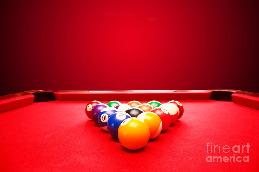 Billards pool game #1 Photograph by Michal Bednarek