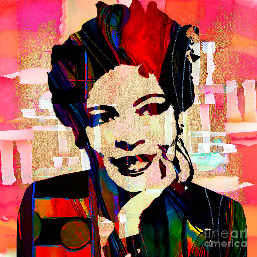 Billie Holiday Mixed Media - Billie Holiday Collection #1 by Marvin Blaine