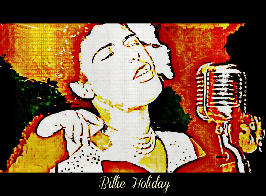 Billie Holiday #1 Digital Art by Lynda Payton