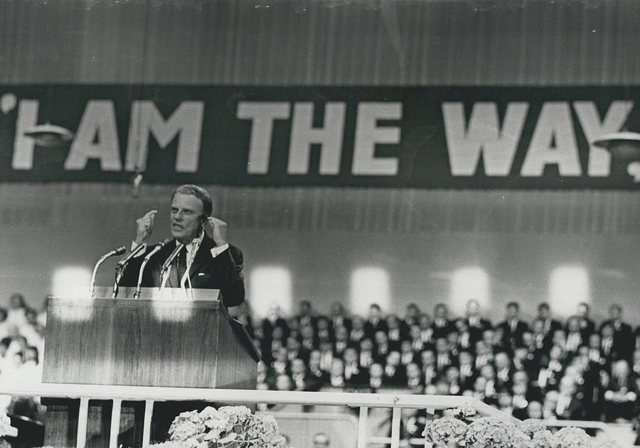 Billy Graham’s Crusade Opens Photograph by Retro Images Archive Fine