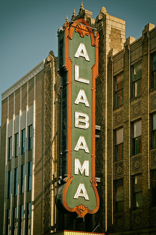 Alabama Theatre Photograph - Birminghams Alabama Theatre by Mountain Dreams Alabama Theatre Photograph - Birminghams Alabama Theatre by Mountain Dreams