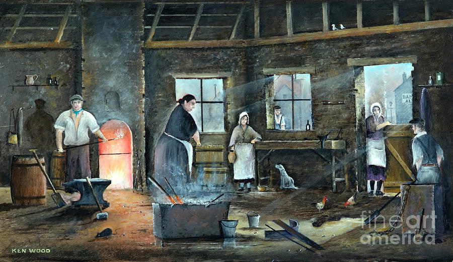 Black Country Life - England Painting by Ken Wood
