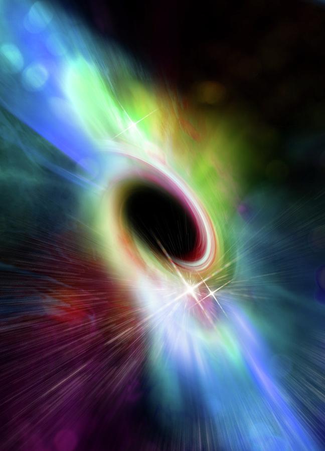 Black Hole, Artwork #1 Digital Art by Victor Habbick Visions