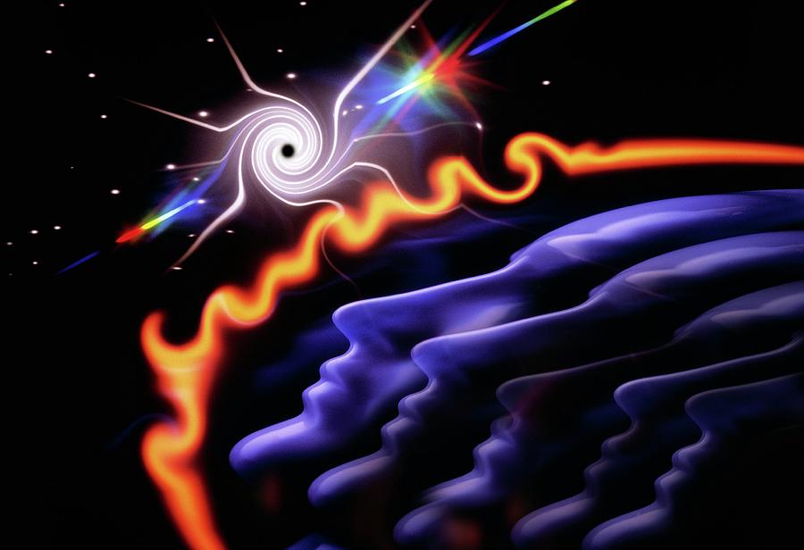 Black Hole Event Horizon #1 Photograph by Tony Craddock/science Photo Library