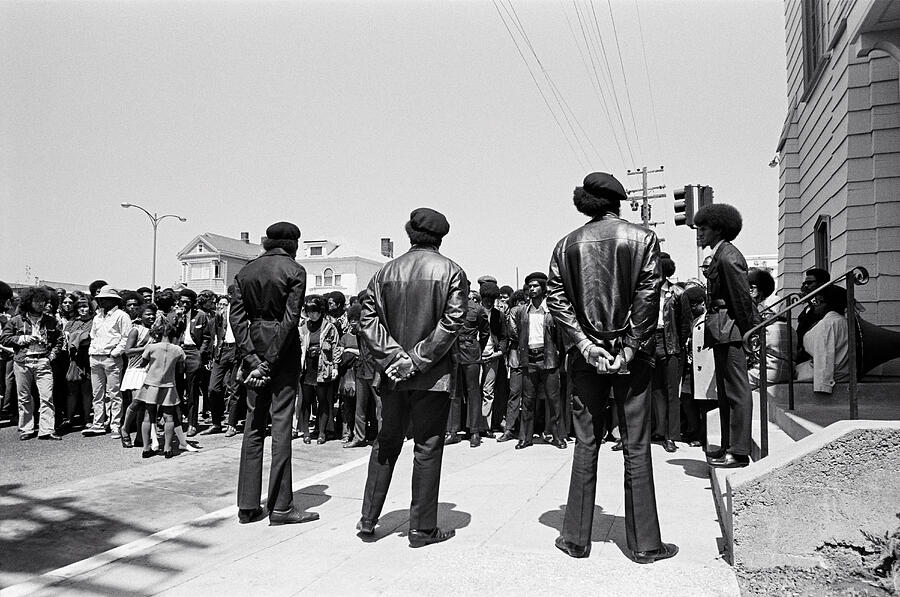 Black Panther Funeral #1 Photograph by Underwood Archives