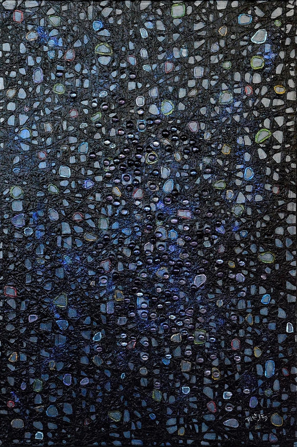 Black Rain Painting by Donna Blackhall