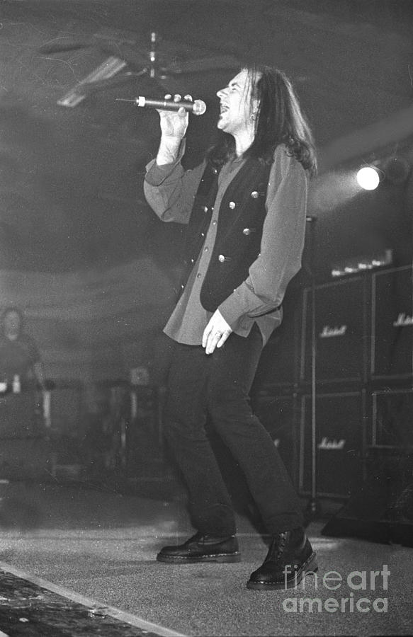 Black Sabbath Photograph - Black Sabbath Tony Martin by Concert Photos