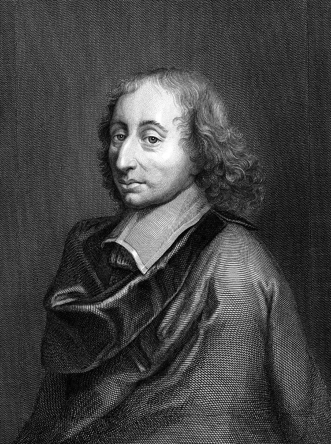 Blaise Pascal French Philosopher Drawing By Mary Evans Picture Library