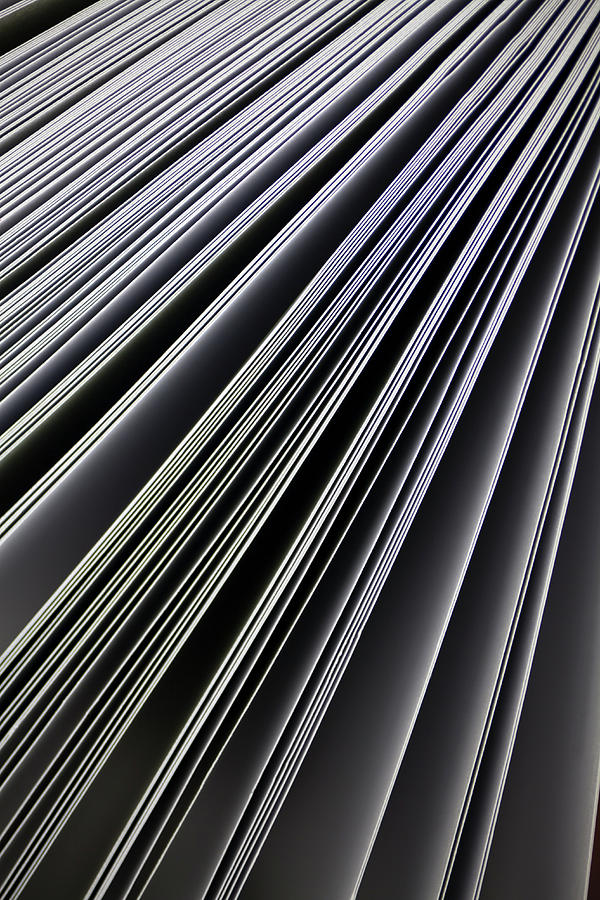 Blank Pages Of A Diary Fanned Out, Full #1 Photograph by Epoxydude