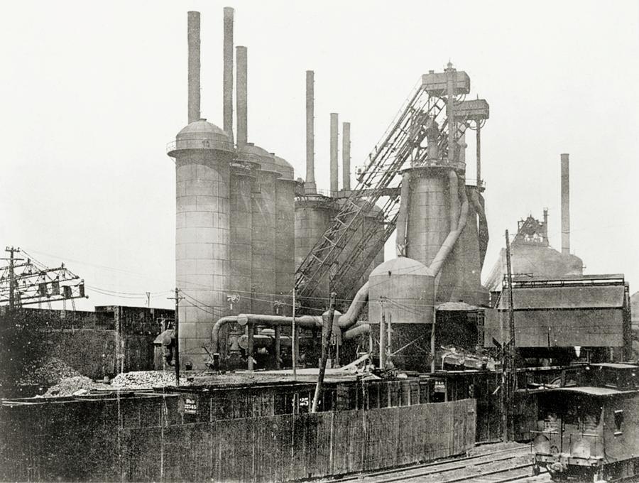 Blast Furnaces Photograph by Hagley Museum And Archive - Pixels