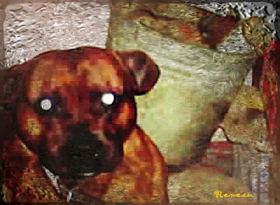 Pitbull Photograph - Blinded by the Light #1 by A L Sadie Reneau