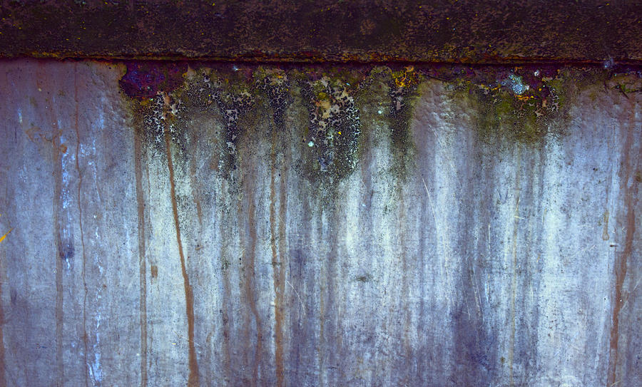 Blue Abstract Texture #1 Photograph by Cathy Anderson