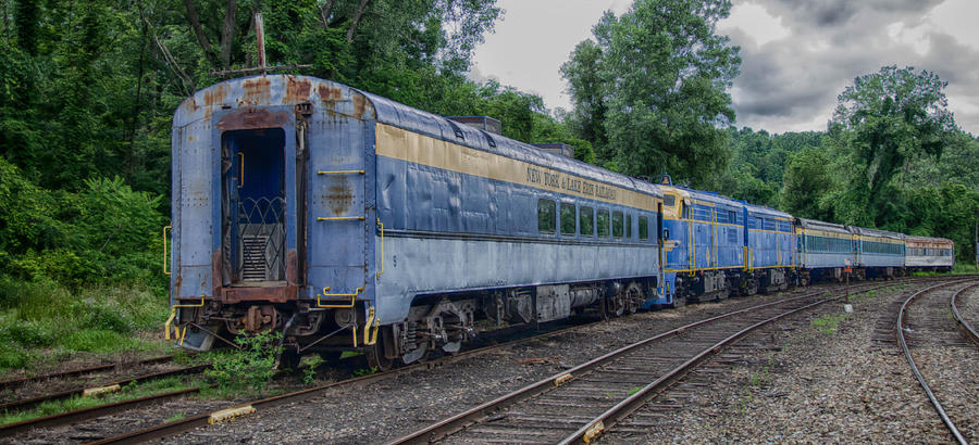 Blue Coach in HDR 7D03643 #1 Photograph by Guy Whiteley
