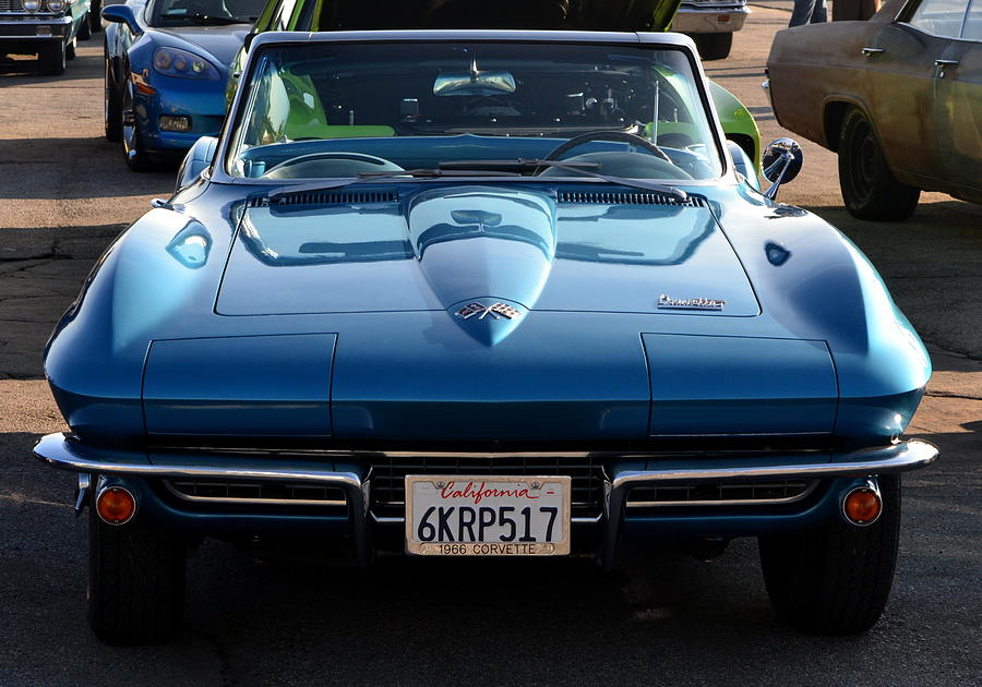 Blue Corvette #1 Photograph by Dean Ferreira