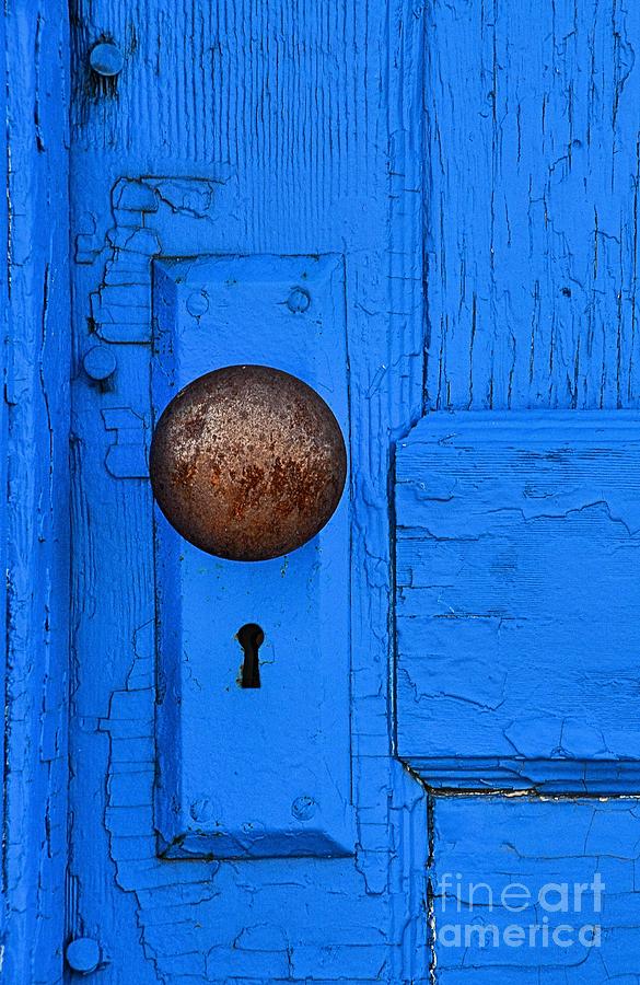 Blue Door #1 Photograph by Lauren Leigh Hunter Fine Art Photography
