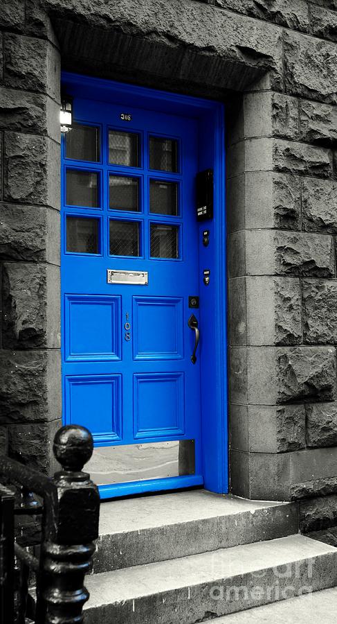 Blue Door #1 Photograph by Lilliana Mendez
