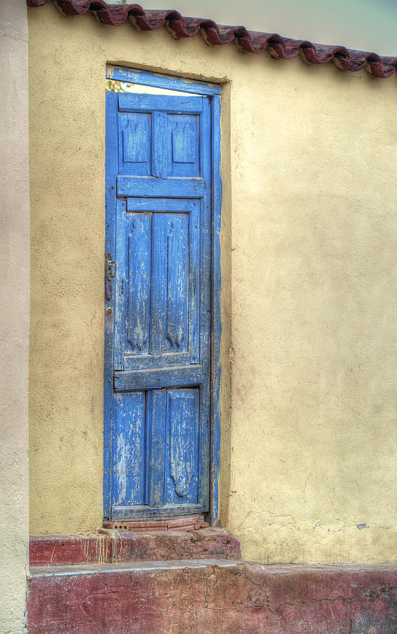 Blue Door #1 Photograph by Roni Chastain