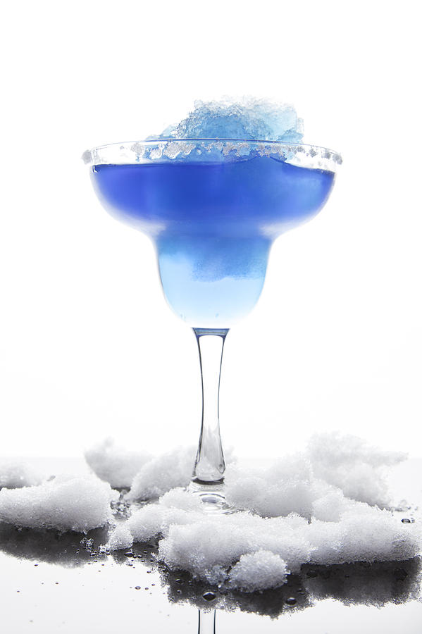Blue Frozen Iceberg Margarita #2 Photograph by Erin Cadigan