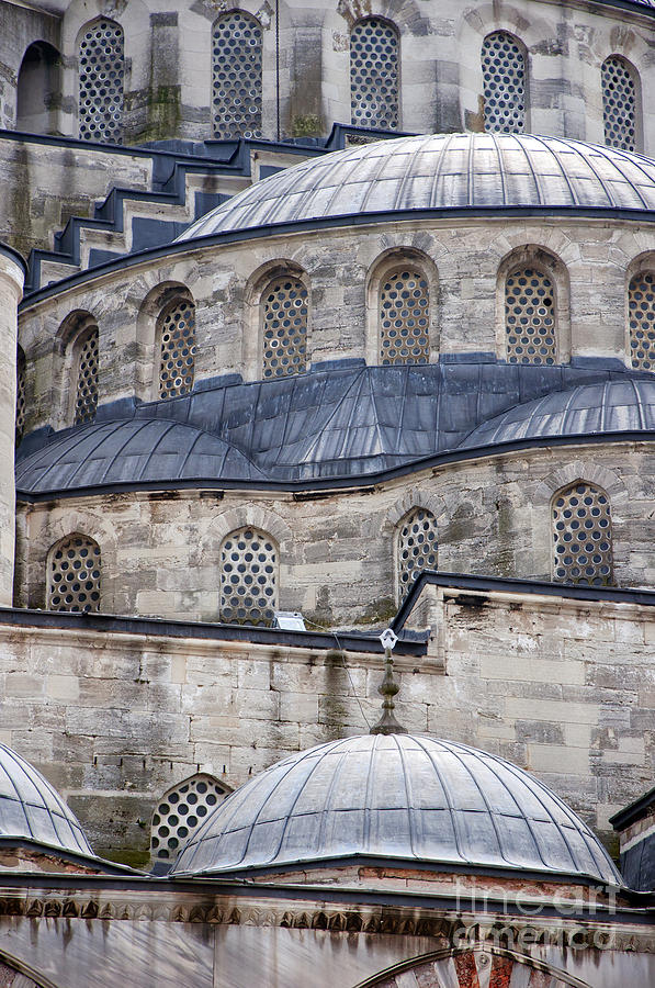 Byzantine Photograph - Blue Mosque 01 #1 by Antony McAulay
