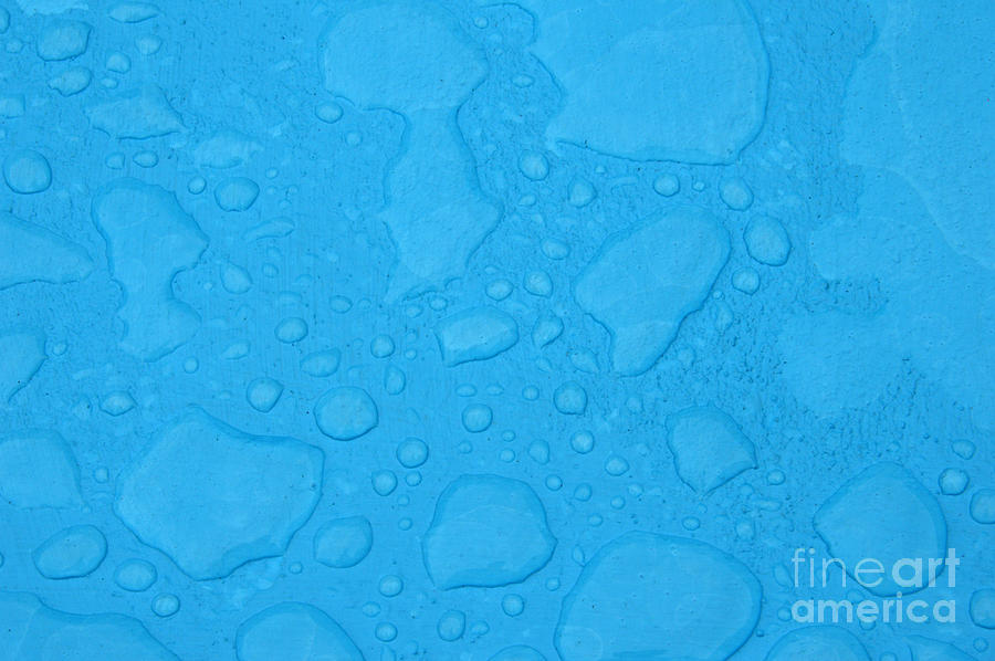 Blue Rain Puddles Photograph by Antoni Halim Fine Art America