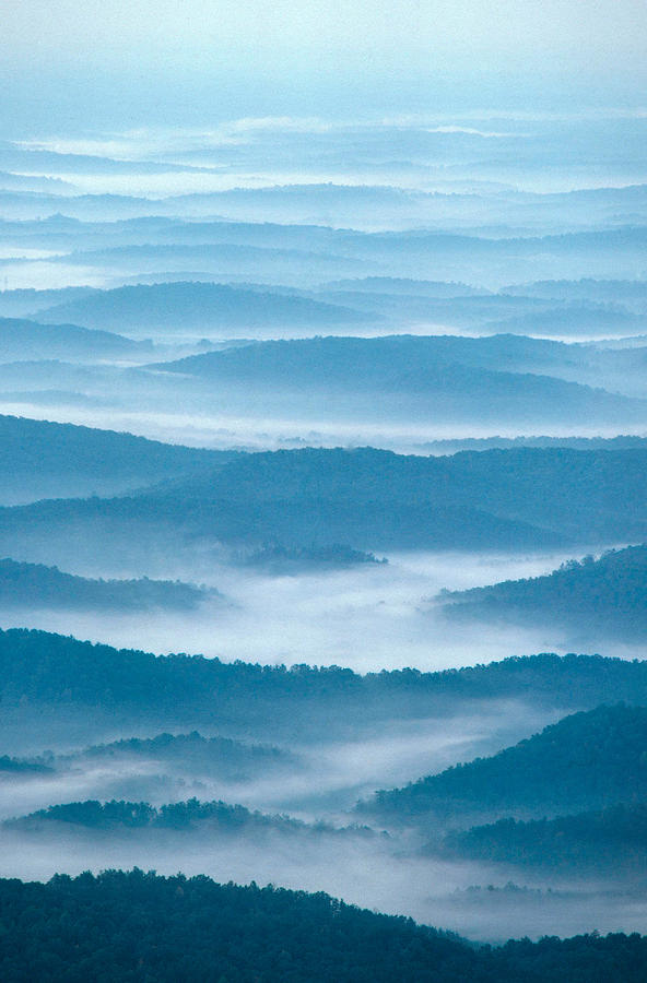 Blue Ridge Foothills #1 Photograph by Larry Cameron