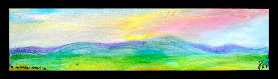 Blue Ridge Sunrise #2 Painting by Jim Harris