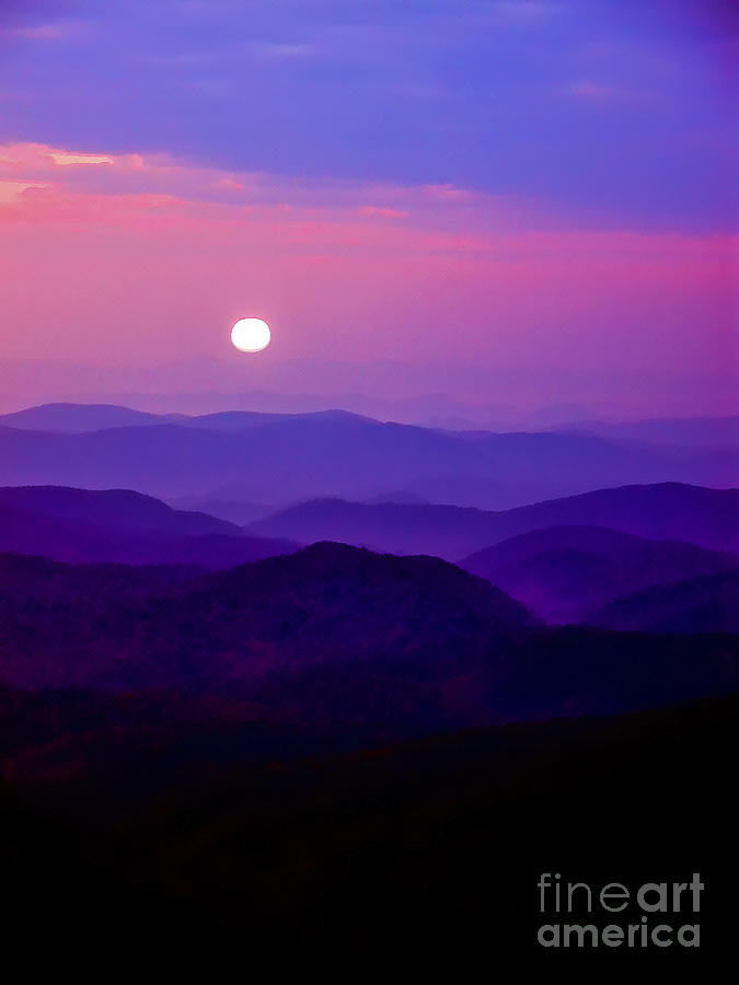 Blue Ridge Sunrise #1 Photograph by Thomas R Fletcher