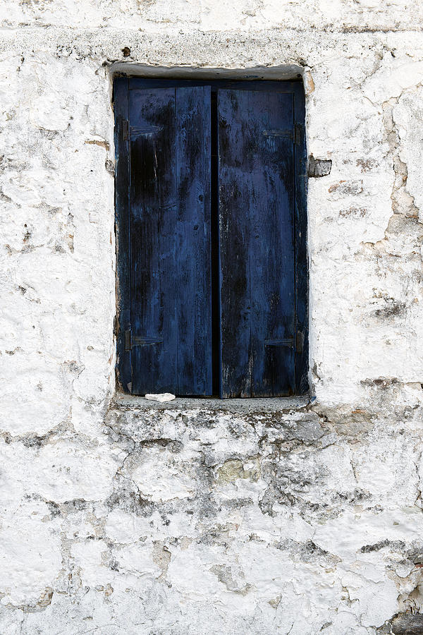 Blue shutter #1 Photograph by Roy Pedersen