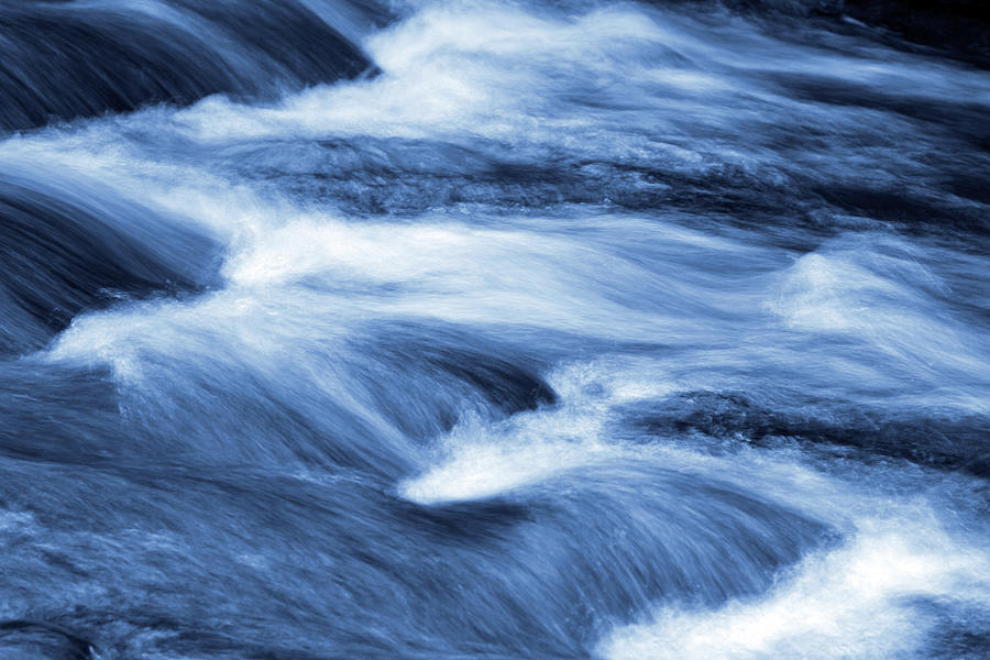 Blue stream #1 Photograph by Les Cunliffe