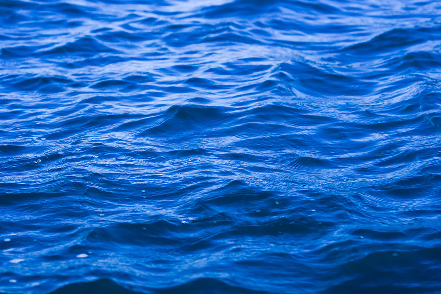 Abstract Photograph - Blue Water #1 by Modern Abstract
