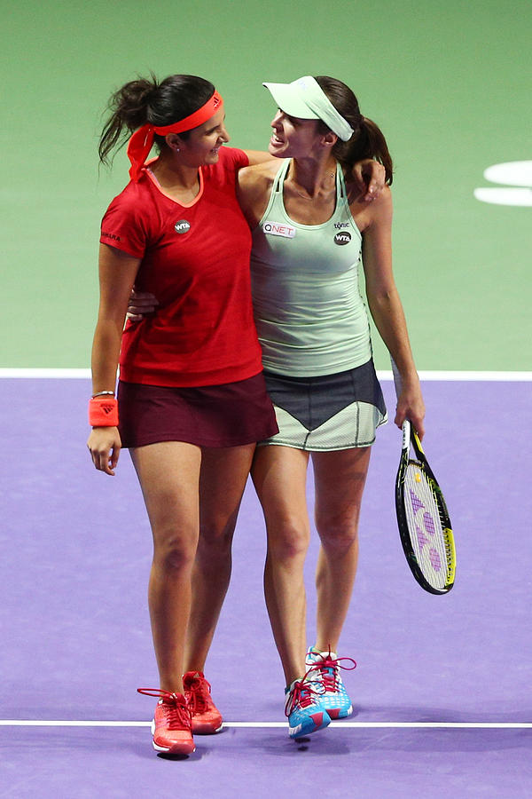 BNP Paribas WTA Finals: Singapore 2015 - Day Eight #1 Photograph by Clive Brunskill