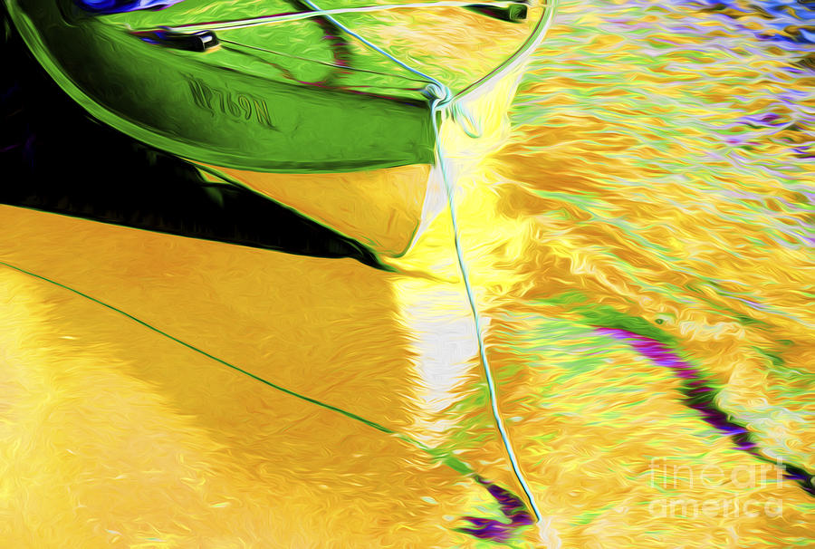 Beach Photograph - Boat abstract #1 by Sheila Smart Fine Art Photography