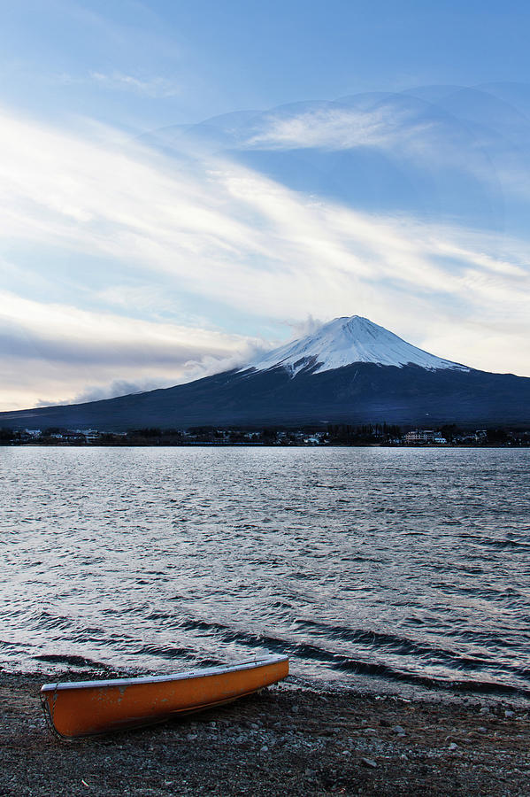 Boat By Kawaguchiko At Fuji Five Lakes #1 Photograph by Lluís Vinagre - World Photography